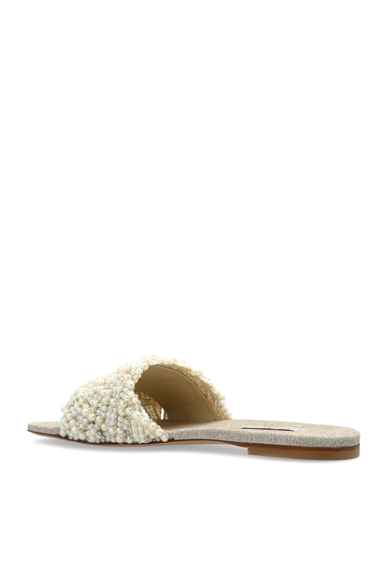 CASADEI 24SS サンダル・ミュール ベージュ系 Cream Slides with pearl embellishments Casadei - Vitkac AS
